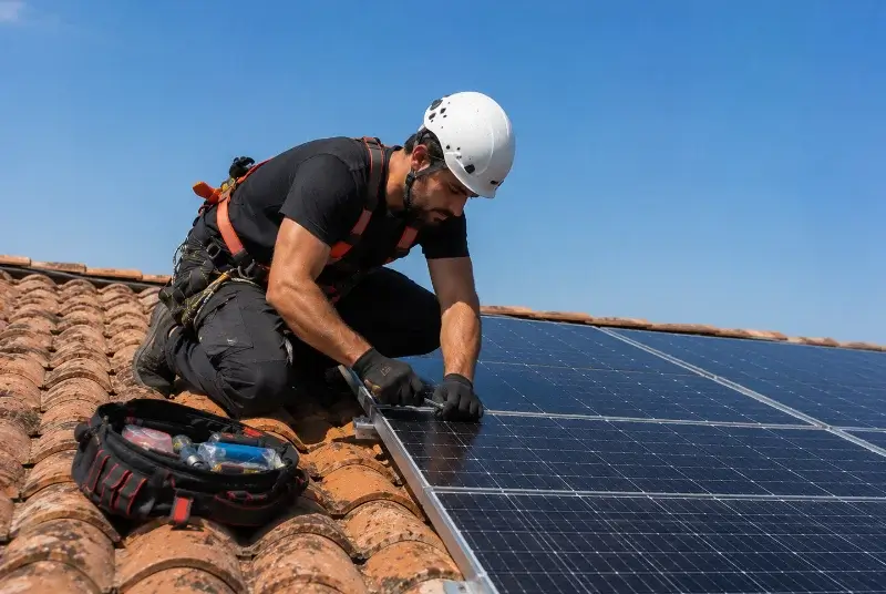 Maintenance et monitoring de panneaux solaires à Exireuil
