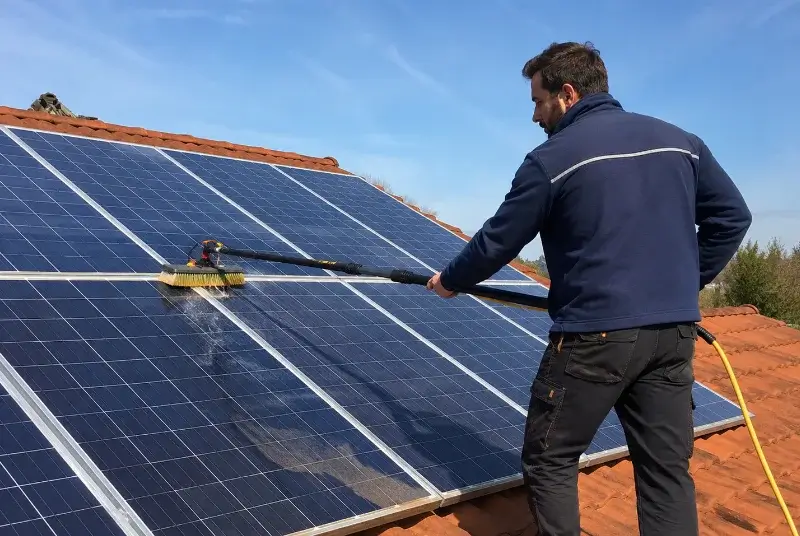 Nettoyage et entretien de panneaux solaires à Exireuil