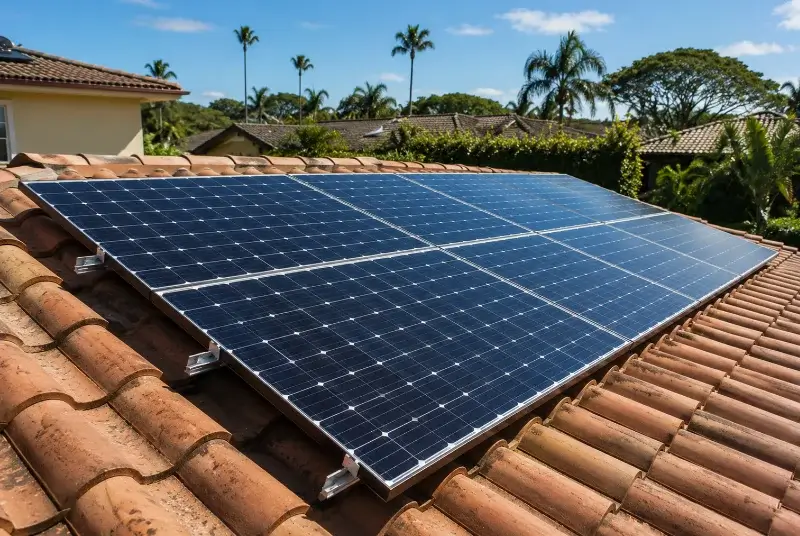 Installation de panneaux solaires à Exireuil